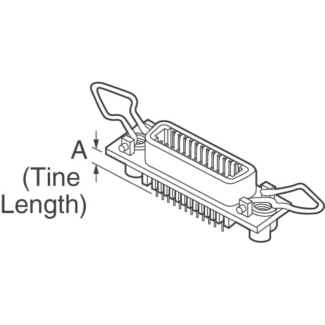 5554145-4 TE Connectivity AMP Connectors  Centronics Connectors